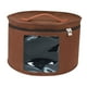 thumbnail image 5 of Caja Para Sombreros, Caja Organizadora Redonda De Fieltro Portátil Para Armario, Ropa, Almacenamiento De Juguetes, Marrón, 43x26cm, 5 of 5