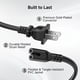 thumbnail image 5 of Cable de alimentación Cable Matters NEMA 1-15P a IEC C7 de 91 cm, 5 of 6