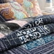 thumbnail image 3 of Juego de colcha acolchada NEWLAKE estilo paisley y cuadrícula tamaño king de 3 piezas, 3 of 7