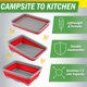 thumbnail image 4 of Wakeman Cubo plegable de 7,27 L rojo, 4 of 7