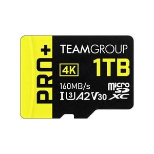 Tarjeta Micro Sd Teamgroup A2 Pro Plus De 1 Tb Uhs-I U3 V30 Con Adaptador
