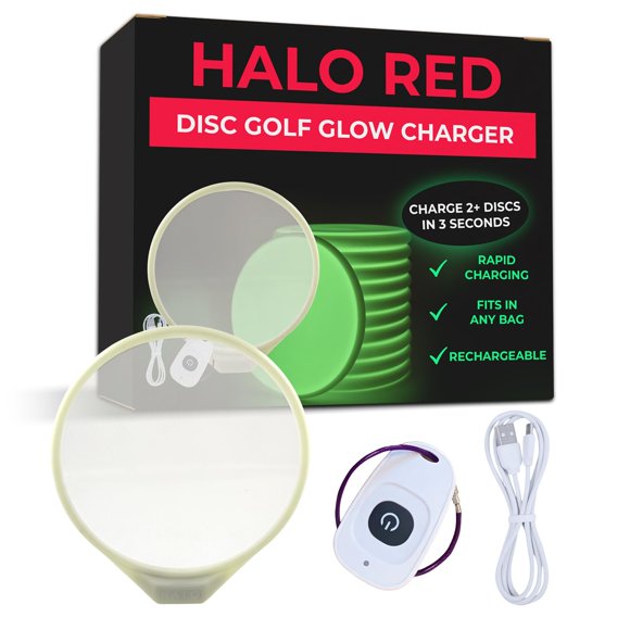 Cargador de Disc Golf HYZER HOUND DISCS USB‑C Recargable