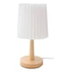 thumbnail image 1 of Lampara De Velador Lampara De Mesa Abanico Madera blanco, 1 of 3