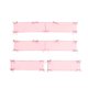 thumbnail image 5 of Almohadillas Protectoras Para Cuna, Accesorio Para Guardería, Protector De Cuna Suave Y Transpirable, Color Rosa, 4 Uds., 5 of 5