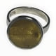 thumbnail image 1 of Anillo plata 925 y Ojo de Tigre; talla 7 1/2 USA - talla 16 española, 1 of 4