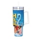 thumbnail image 2 of High School Musical Vaso aislado de acero inoxidable con asa, diseño temático, regalo para familia, amigos y fans; incluye pajita y encaja en el portavasos estándar, 40 oz, 2 of 6