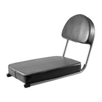 Ioensy - Cojín Para Asiento De Bicicleta, Asiento De Bicicleta Con Respaldo Para Viajes, Bicicleta De Montaña, Color Negro