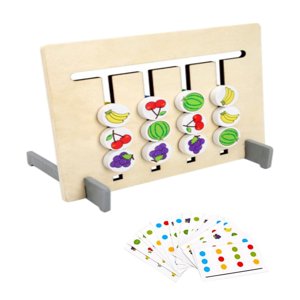 Magideal - Montessori Color Matching Toy Novedad De Madera Juguetes De Educación Temprana Cumpleaños Material Didáctico Para La Familia Guardería Guard