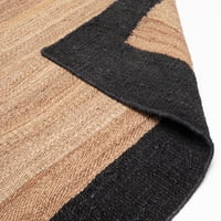 Form Design - Alfombra Yute Nubia 170X240 Negro