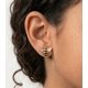 thumbnail image 2 of Aros Abeja Dorados baño de oro esmaltados Niña Mujer, 2 of 3