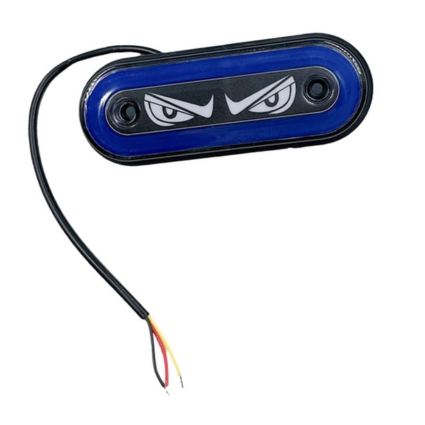 Luz de posición lateral para camión, luces LED de posición laterales, práctica y fácil de instalar, lámpara interior para modificación de camión para Azul
