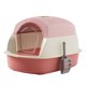 thumbnail image 3 of Caja De Arena Grande Para Gatos Con Puerta Delantera Caja De Arena Duradera Para Mascotas Con Tapa Color Rosa, 3 of 5