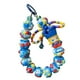 thumbnail image 2 of Llavero Pulsera Cuentas Bolsa Colgante Pulsera Teléfono Encanto Colgante Adorno Azul, 2 of 3