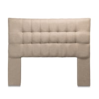 Dgb - Respaldo Cama King Lino Beige Alicante Cp