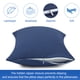 thumbnail image 5 of PiccoCasa 2 Paquete de Fundas de Almohada de Algodón Egipcio con Cierre de Cremallera King Azul Marino, 5 of 7