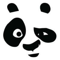 Rienda Libre - Sticker Kung Fu Panda Po Guiño Aers! Auto Camioneta