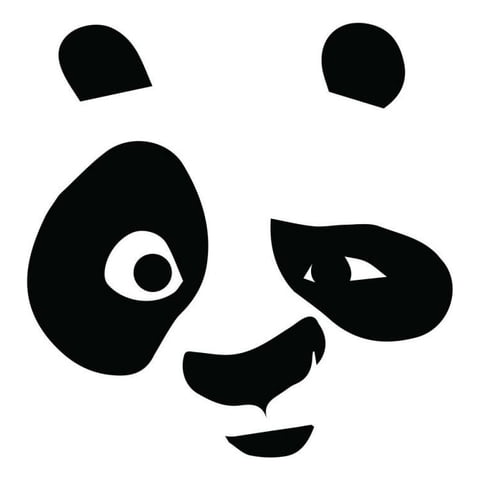 Rienda Libre - Sticker Kung Fu Panda Po Guiño Aers! Auto Camioneta