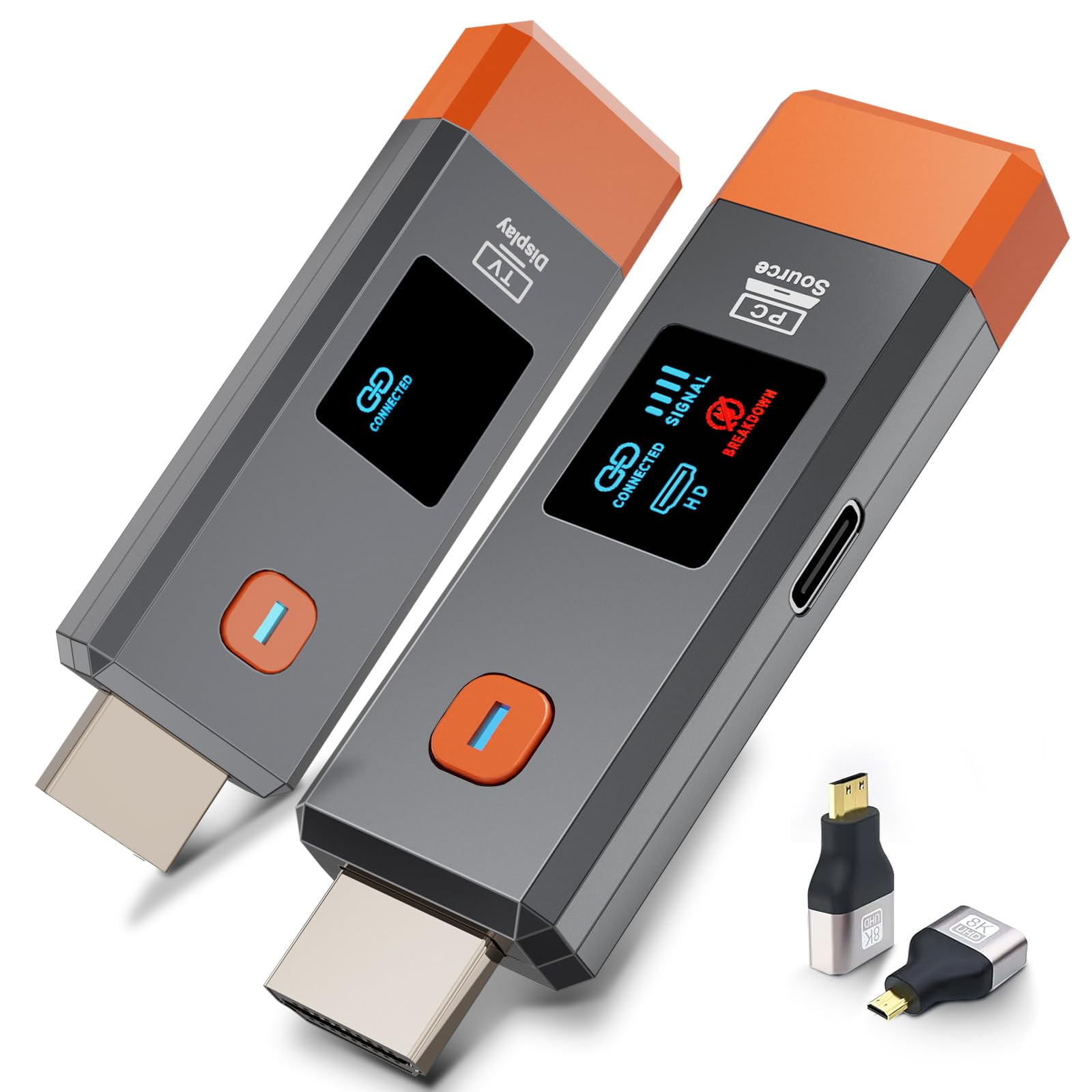 Transmisor Y Receptor Hdmi Inalámbrico Qisoable 4k 1080p