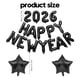 thumbnail image 2 of Globos Feliz Año Nuevo 2026 40 Cm Negros, 2 of 7