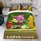 thumbnail image 4 of Juego de Funda de Edredón Familia Larva 3 Piezas 140cm x 210cm, 4 of 6