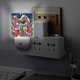 thumbnail image 5 of Navidad: Bienvenido a Villa Quién Luz nocturna LED con sensor de anochecer a amanecer para dormitorio, baño, pasillo, escaleras - Lámpara LED nocturna de enchufe, 0.5W - 1 pieza, 5 of 6