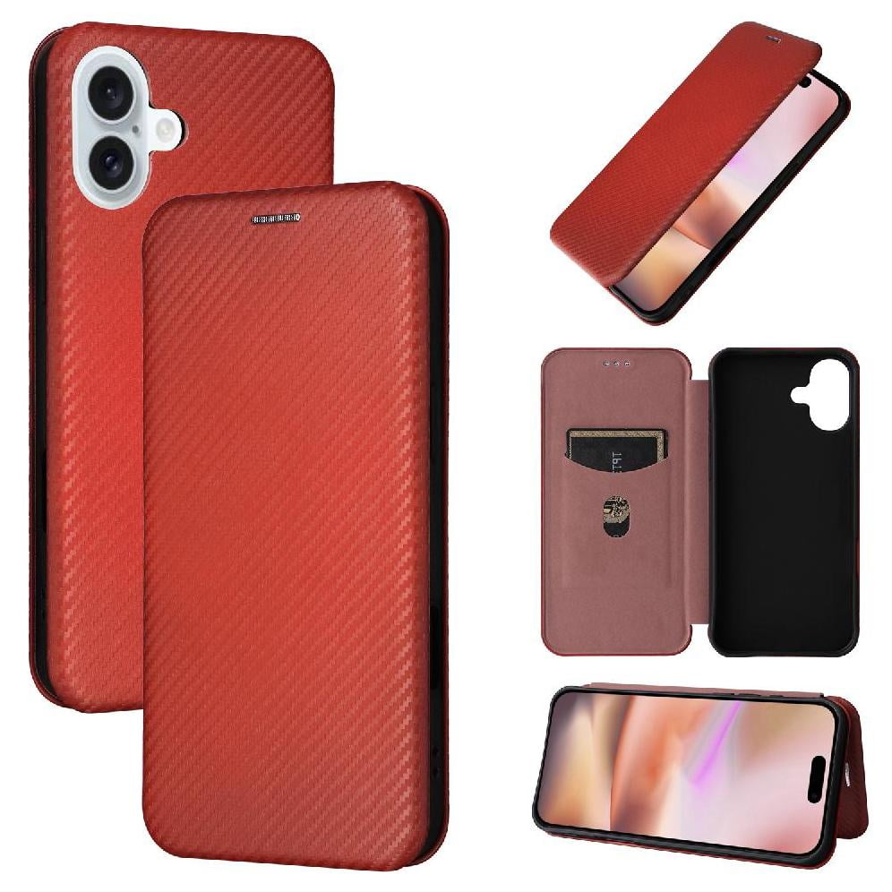 Foxdock - Funda Flip Para Iphone 16 Plus - Funda Magnética De Negocios, Funda Protectora Delgada