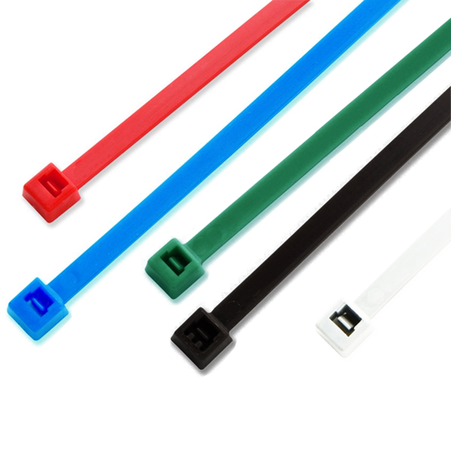 Macrotel - Amarra Cables Plásticas Colores 300 Unidades