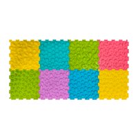 Genérico - Tapetes Mat Sensoriales Cuadrados Niños Set De 8 Piezas 24*24*1Cm - A9 - Sr2505