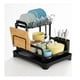thumbnail image 1 of Secaplato Escurridor Rejilla Acero Inoxidable Secador 2nivel Negro, 1 of 5