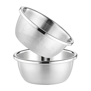 Bothyi - Cuenco De Sopa De Cocina, Colador Para Escurrir Pasta Cocida, Pasta De Frutas, 32Cm