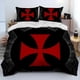 thumbnail image 1 of Cavalier Knight Templar Crusaders Comforter Bedding Set,Duvet Cover Bed Set Quilt Cover Pillowcase,king Queen Size Bedding SetBed Sheets, 1 of 5