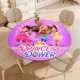 thumbnail image 4 of Princess Power theme Fitted Round Tablecloths Elastic Edged Table Covers Waterproof Table Cloth For Kitchen Holiday Party Tables Decor 120cm, 4 of 6
