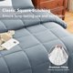 thumbnail image 4 of Juego de Edredón CozyLux Twin/Twin XL Gris Azulado de 2 Piezas, 4 of 8