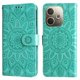 thumbnail image 1 of Funda tipo cartera FOXDOCK para OPPO A5 Pro , diseño girasol en relieve, cuero PU, cierre magnético, soporte y tarjetero, 1 of 5