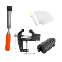 Ioensy - Kit De Agarre De Golf Para Re-Agarre De Palos Con 15 Cintas Protectoras De Varilla Y Abrazadera De Goma Con Mango Naranja