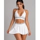 thumbnail image 1 of Conjunto Fitness Mujer Falda Con Short Interior Y Top - JYT057, 1 of 6