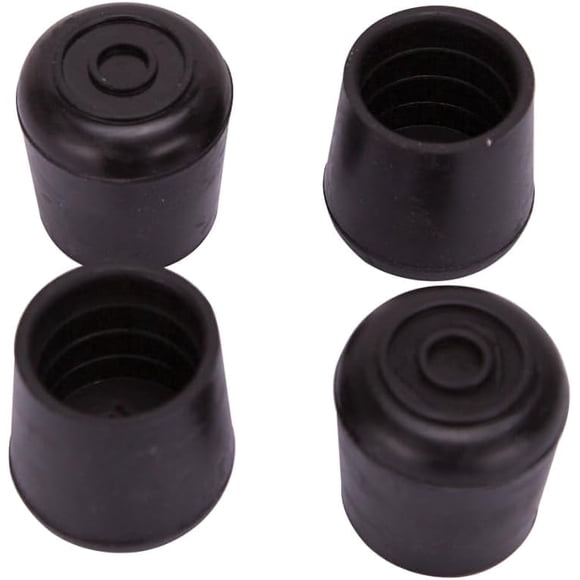 Puntas de goma para patas Rocky Mountain Goods, redondas de 1", paquete de 4