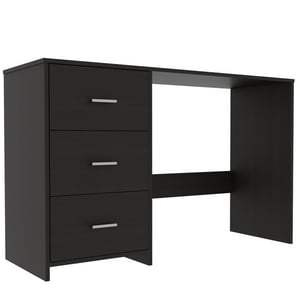 Fmfurniture - Escritorio 3 Cajones Fm-068B - Negro