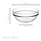 thumbnail image 3 of Set de 6 bowl vidrio templado 20 cm., 3 of 3