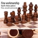 thumbnail image 3 of Staunton de madera Chess Pieces Hellpnoom para torneos, tamaño king, 7,6 cm, 3 of 7