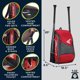 thumbnail image 2 of Mochila Easton GAME READY para adultos, color rojo, 2 of 3