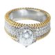 thumbnail image 1 of Anillos de Boda de Moissanita Ovalada Brillante de 1.5 Quilates para Mujer Anillo de Diamante Creado en Laboratorio de Plata Esterlina S925 Aniversario Promesa Moda Lujo Adecuado para Uso Diario, 1 of 7