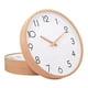thumbnail image 3 of Reloj De Muralla Redondo Madera Plástica Clara Análogo, 3 of 3