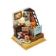 thumbnail image 2 of Kits De Casa De Muñecas En Miniatura Artesanales, Luz LED, Caja De Madera Moderna Para Habitación, Manualidades, Estilo B, 2 of 5