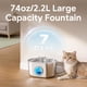thumbnail image 2 of Fuente de Agua para Gatos Neareal de Acero Inoxidable 2.2L, 2 of 9