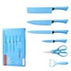 thumbnail image 2 of Set De Cuchillas De Cocina 6 Pcs Azul Excelente Calidad Premium, 2 of 3