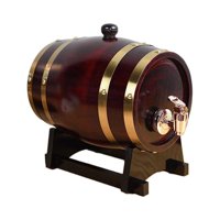 Bothyi - Barril De Vino Con Soporte, Barril De Vino De Madera Para Cocina De Boda.