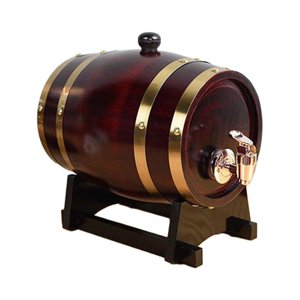 Bothyi - Barril De Vino Con Soporte, Barril De Vino De Madera Para Cocina De Boda.