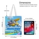 thumbnail image 5 of Super Panda's Ocean Rescue Mission Bolso de tela con estampado de lienzo para mujer, bolsa de compras reutilizable y estética, con cremallera interior, regalo para mujer,40*40cm., 5 of 6