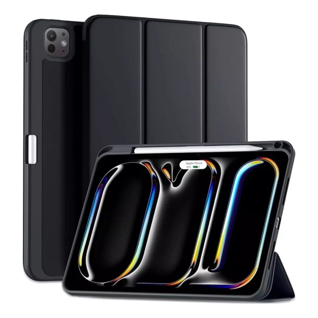 Genérico - Funda Smart Cover Para Ipad Pro 13 M4 2024 - Negro